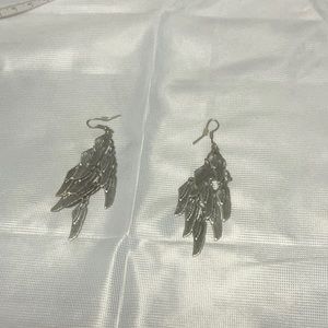 Silver Earrings.